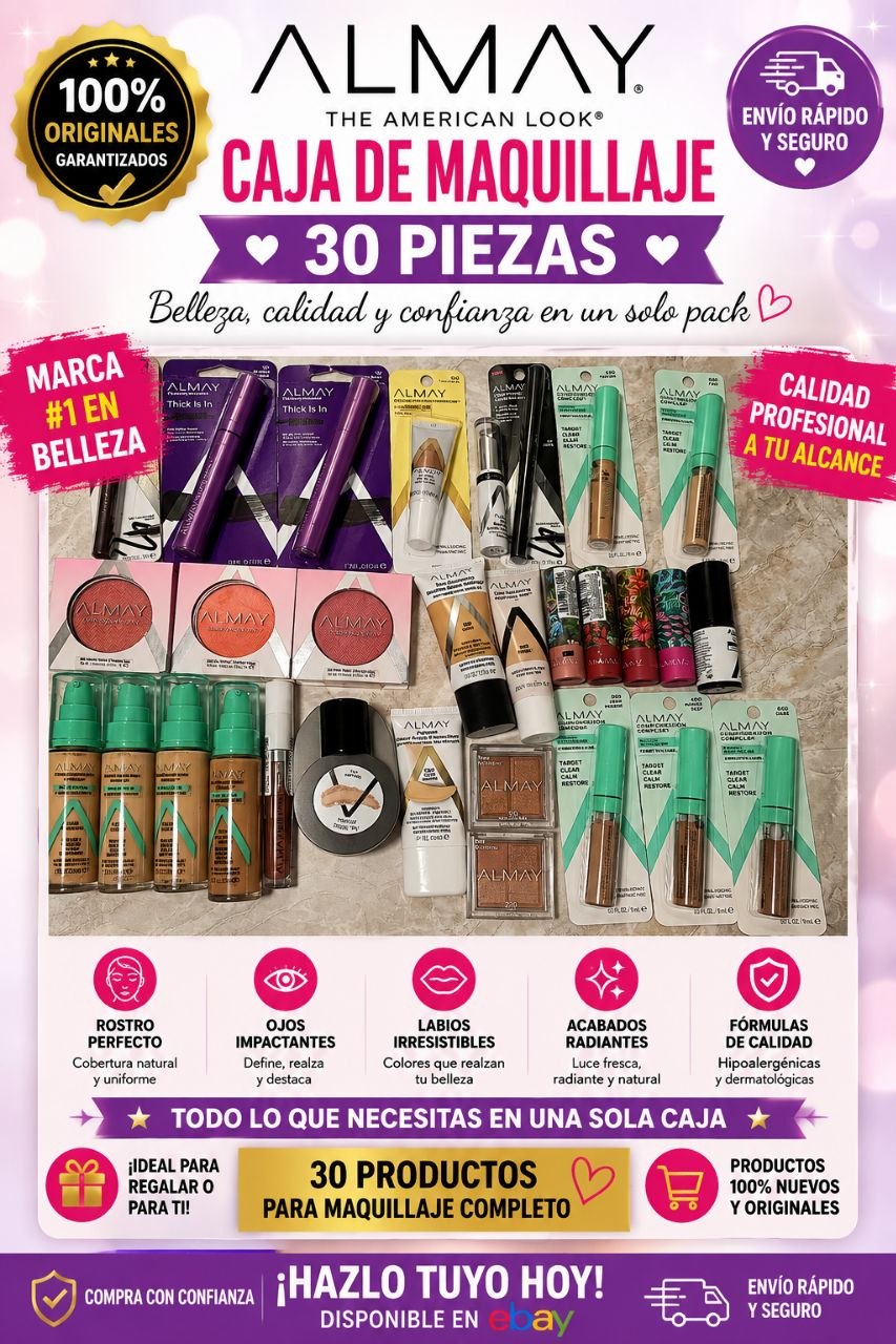 Almay 30-Piece Assorted Makeup Lot