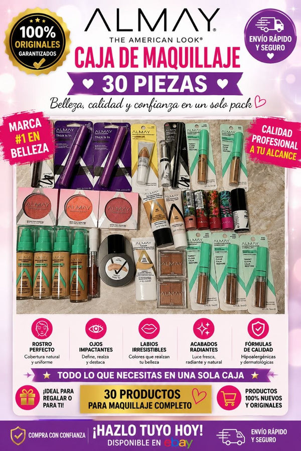 Almay 30-Piece Assorted Makeup Lot