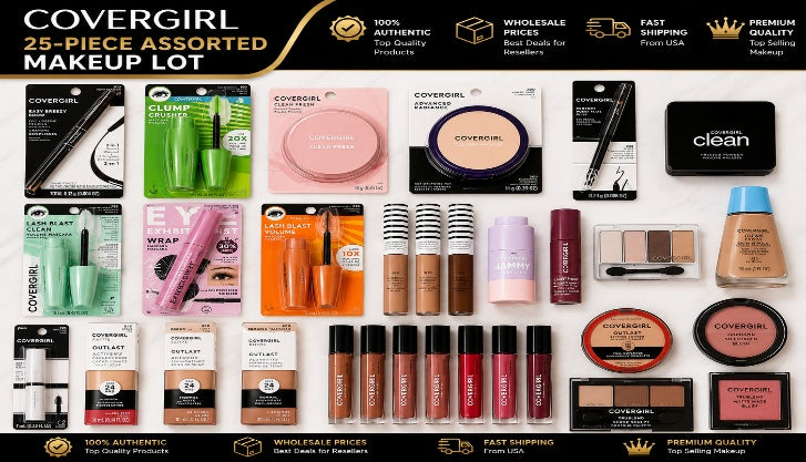 COVERGIRL 25-Piece Assorted Makeup Lot