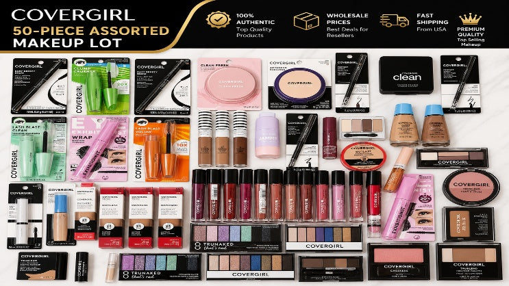 COVERGIRL 50-Piece Assorted Makeup Lot