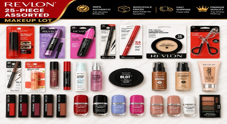 Revlon 25-Piece Assorted Makeup Lot