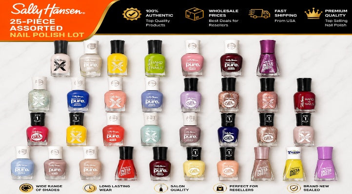 SALLY HANSEN  25-Piece Assorted Makeup Lot